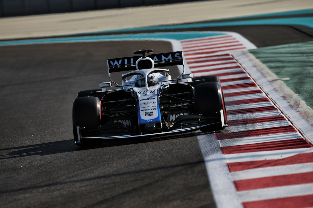 YOUNG DRIVER TEST ABU DHABI, Jack Aitken (GBR) / (KOR) Williams Racing FW43.
15.12.2020. Formula 1 Testing, Yas Marina Circuit, Abu Dhabi, Tuesday.
- www.xpbimages.com, EMail: requests@xpbimages.com © Copyright: Batchelor / XPB Images