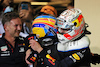GP ABU DHABI, Gara winner e World Champion Max Verstappen (NLD) Red Bull Racing (Right) celebrates with Fernando Alonso (ESP) Alpine F1 Team in parc ferme.
12.12.2021. Formula 1 World Championship, Rd 22, Abu Dhabi Grand Prix, Yas Marina Circuit, Abu Dhabi, Gara Day.
- www.xpbimages.com, EMail: requests@xpbimages.com © Copyright: Moy / XPB Images