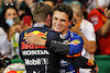 GP ABU DHABI, (L to R): Gara winner e World Champion Max Verstappen (NLD) Red Bull Racing celebrates in parc ferme with Lando Norris (GBR) McLaren.
12.12.2021. Formula 1 World Championship, Rd 22, Abu Dhabi Grand Prix, Yas Marina Circuit, Abu Dhabi, Gara Day.
- www.xpbimages.com, EMail: requests@xpbimages.com © Copyright: Moy / XPB Images