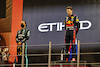GP ABU DHABI, (L to R): second placed Lewis Hamilton (GBR) Mercedes AMG F1 on the podium with vincitore e World Champion Max Verstappen (NLD) Red Bull Racing.
12.12.2021. Formula 1 World Championship, Rd 22, Abu Dhabi Grand Prix, Yas Marina Circuit, Abu Dhabi, Gara Day.
- www.xpbimages.com, EMail: requests@xpbimages.com © Copyright: Moy / XPB Images