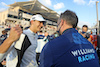 GP ABU DHABI, George Russell (GBR) Williams Racing on the grid with James Urwin (GBR) Williams Racing Gara Engineer.
12.12.2021. Formula 1 World Championship, Rd 22, Abu Dhabi Grand Prix, Yas Marina Circuit, Abu Dhabi, Gara Day.
- www.xpbimages.com, EMail: requests@xpbimages.com © Copyright: Bearne / XPB Images