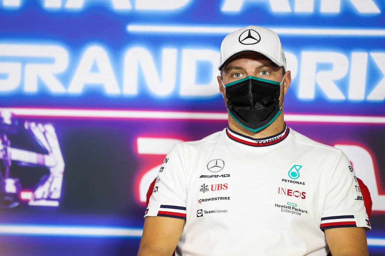 GP ABU DHABI, Valtteri Bottas (FIN) Mercedes AMG F1 in the FIA Press Conference.
09.12.2021. Formula 1 World Championship, Rd 22, Abu Dhabi Grand Prix, Yas Marina Circuit, Abu Dhabi, Preparation Day.
- www.xpbimages.com, EMail: requests@xpbimages.com © Copyright: FIA Pool Image for Editorial Use Only