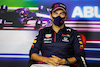 GP ABU DHABI, Sergio Perez (MEX) Red Bull Racing in the FIA Press Conference.
09.12.2021. Formula 1 World Championship, Rd 22, Abu Dhabi Grand Prix, Yas Marina Circuit, Abu Dhabi, Preparation Day.
- www.xpbimages.com, EMail: requests@xpbimages.com © Copyright: FIA Pool Image for Editorial Use Only