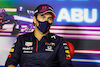 GP ABU DHABI, Sergio Perez (MEX) Red Bull Racing in the FIA Press Conference.
09.12.2021. Formula 1 World Championship, Rd 22, Abu Dhabi Grand Prix, Yas Marina Circuit, Abu Dhabi, Preparation Day.
- www.xpbimages.com, EMail: requests@xpbimages.com © Copyright: FIA Pool Image for Editorial Use Only