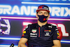 GP ABU DHABI, Max Verstappen (NLD) Red Bull Racing in the FIA Press Conference.
09.12.2021. Formula 1 World Championship, Rd 22, Abu Dhabi Grand Prix, Yas Marina Circuit, Abu Dhabi, Preparation Day.
- www.xpbimages.com, EMail: requests@xpbimages.com © Copyright: FIA Pool Image for Editorial Use Only