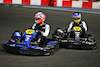 GP ABU DHABI, Esteban Ocon (FRA) Alpine F1 Team e Fernando Alonso (ESP) Alpine F1 Team - Alpine F1 Team Media Karting Event.

09.12.2021. Formula 1 World Championship, Rd 22, Abu Dhabi Grand Prix, Yas Marina Circuit, Abu Dhabi, Preparation Day.
- www.xpbimages.com, EMail: requests@xpbimages.com © Copyright: Moy / XPB Images