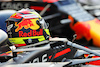 GP ABU DHABI, The helmet of Sergio Perez (MEX) Red Bull Racing at a team photograph.
09.12.2021. Formula 1 World Championship, Rd 22, Abu Dhabi Grand Prix, Yas Marina Circuit, Abu Dhabi, Preparation Day.
- www.xpbimages.com, EMail: requests@xpbimages.com © Copyright: Batchelor / XPB Images