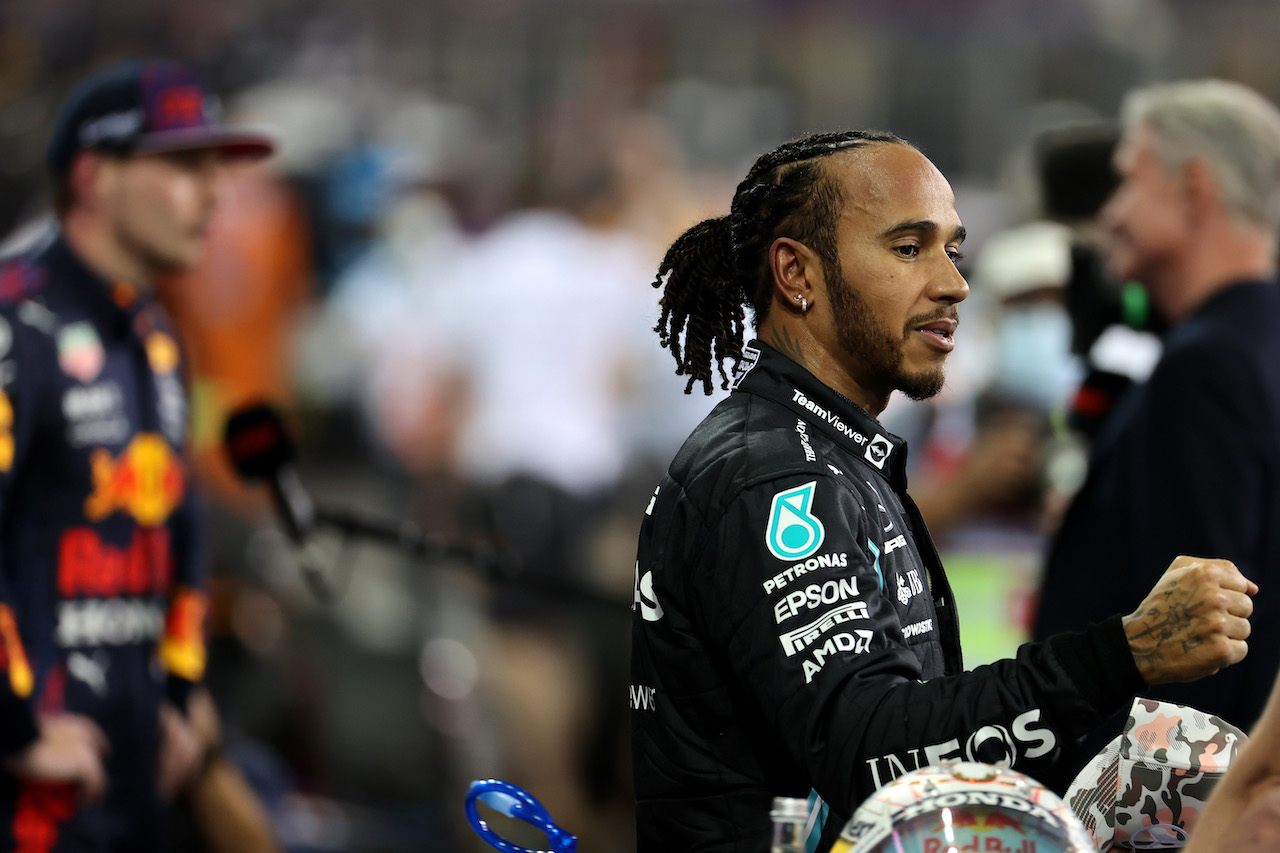 GP ABU DHABI, Lewis Hamilton (GBR) Mercedes AMG F1 W12.
11.12.2021. Formula 1 World Championship, Rd 22, Abu Dhabi Grand Prix, Yas Marina Circuit, Abu Dhabi, Qualifiche Day.
- www.xpbimages.com, EMail: requests@xpbimages.com ¬© Copyright: Batchelor / XPB Images