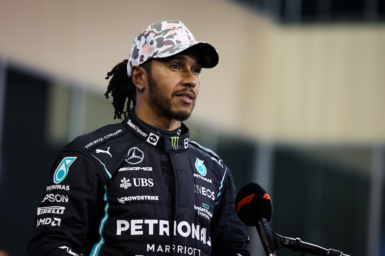 GP ABU DHABI, Lewis Hamilton (GBR) Mercedes AMG F1 in qualifying parc ferme.
11.12.2021. Formula 1 World Championship, Rd 22, Abu Dhabi Grand Prix, Yas Marina Circuit, Abu Dhabi, Qualifiche Day.
- www.xpbimages.com, EMail: requests@xpbimages.com © Copyright: FIA Pool Image for Editorial Use Only