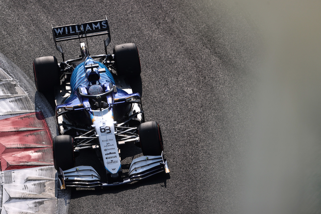 GP ABU DHABI, George Russell (GBR), Williams Racing 
11.12.2021. Formula 1 World Championship, Rd 22, Abu Dhabi Grand Prix, Yas Marina Circuit, Abu Dhabi, Qualifiche Day.
- www.xpbimages.com, EMail: requests@xpbimages.com © Copyright: Charniaux / XPB Images