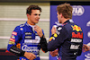 GP ABU DHABI, (L to R): third placed Lando Norris (GBR) McLaren with pole sitter Max Verstappen (NLD) Red Bull Racing in qualifying parc ferme.
11.12.2021. Formula 1 World Championship, Rd 22, Abu Dhabi Grand Prix, Yas Marina Circuit, Abu Dhabi, Qualifiche Day.
- www.xpbimages.com, EMail: requests@xpbimages.com © Copyright: Moy / XPB Images