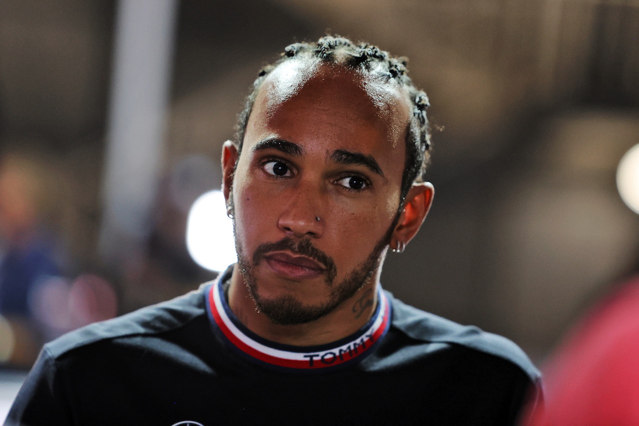 GP ARABIA SAUDITA, Lewis Hamilton (GBR) Mercedes AMG F1.
02.12.2021. Formula 1 World Championship, Rd 21, Saudi Arabian Grand Prix, Jeddah, Saudi Arabia, Preparation Day.
- www.xpbimages.com, EMail: requests@xpbimages.com © Copyright: Moy / XPB Images