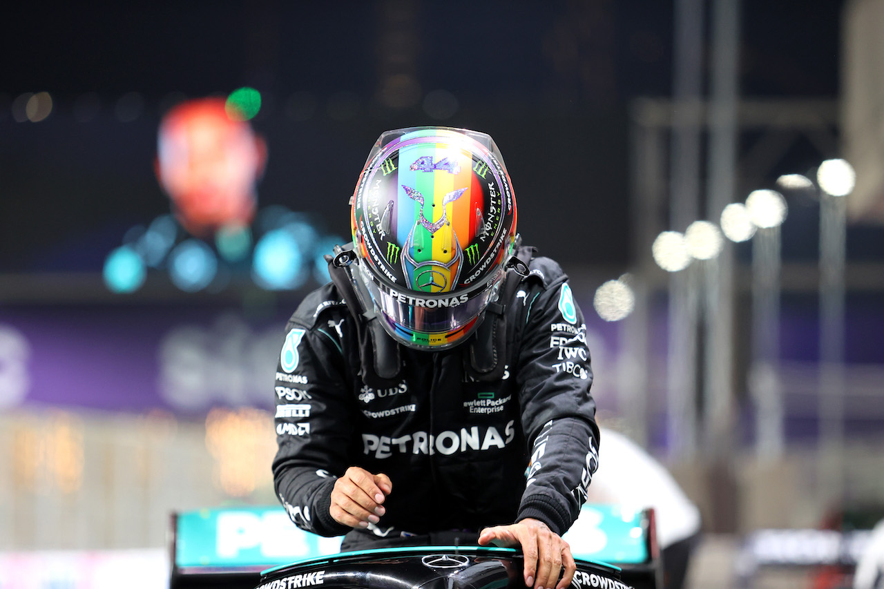 GP ARABIA SAUDITA, Lewis Hamilton (GBR) Mercedes AMG F1 W12.
04.12.2021. Formula 1 World Championship, Rd 21, Saudi Arabian Grand Prix, Jeddah, Saudi Arabia, Qualifiche Day.
- www.xpbimages.com, EMail: requests@xpbimages.com ¬© Copyright: Charniaux / XPB Images