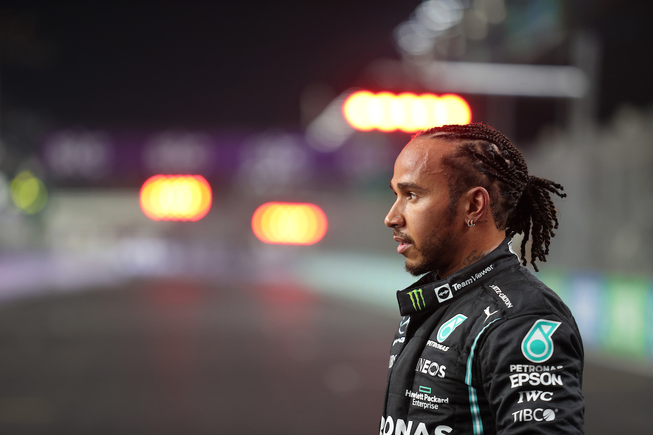 GP ARABIA SAUDITA, Lewis Hamilton (GBR) Mercedes AMG F1 W12.
04.12.2021. Formula 1 World Championship, Rd 21, Saudi Arabian Grand Prix, Jeddah, Saudi Arabia, Qualifiche Day.
- www.xpbimages.com, EMail: requests@xpbimages.com ¬© Copyright: Charniaux / XPB Images
