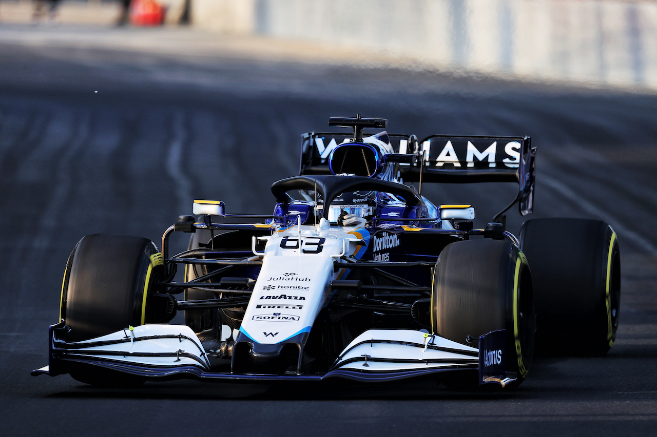 GP ARABIA SAUDITA, George Russell (GBR) Williams Racing FW43B.
03.12.2021 Formula 1 World Championship, Rd 21, Saudi Arabian Grand Prix, Jeddah, Saudi Arabia, Practice Day.
- www.xpbimages.com, EMail: requests@xpbimages.com © Copyright: Moy / XPB Images