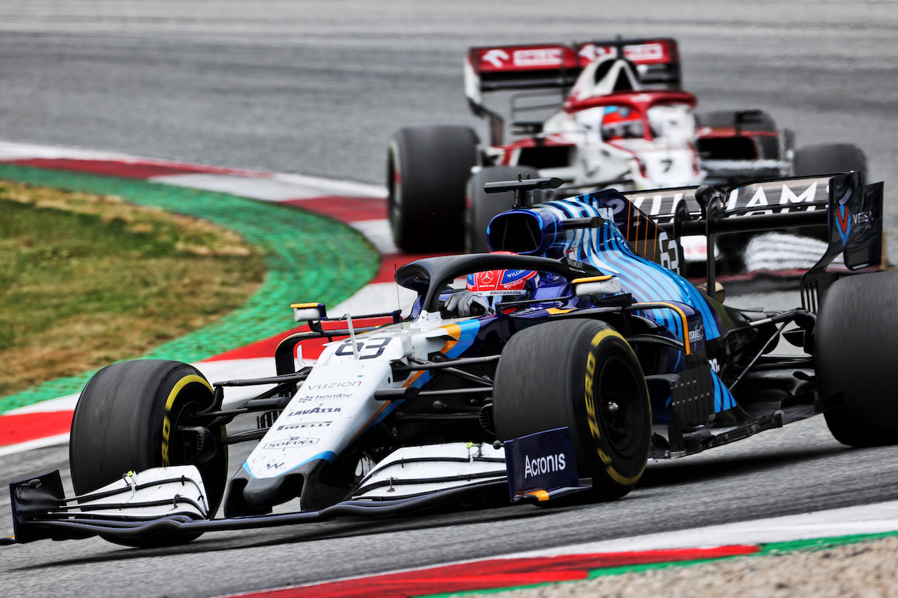 GP AUSTRIA, George Russell (GBR) Williams Racing FW43B.
04.07.2021. Formula 1 World Championship, Rd 9, Austrian Grand Prix, Spielberg, Austria, Gara Day.
- www.xpbimages.com, EMail: requests@xpbimages.com © Copyright: Charniaux / XPB Images