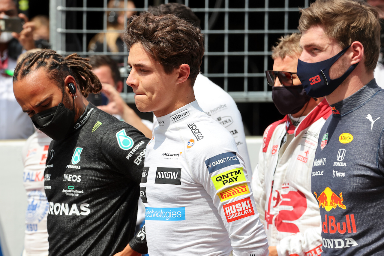 GP AUSTRIA, Lando Norris (GBR) McLaren on the grid.
04.07.2021. Formula 1 World Championship, Rd 9, Austrian Grand Prix, Spielberg, Austria, Gara Day.
- www.xpbimages.com, EMail: requests@xpbimages.com © Copyright: Batchelor / XPB Images