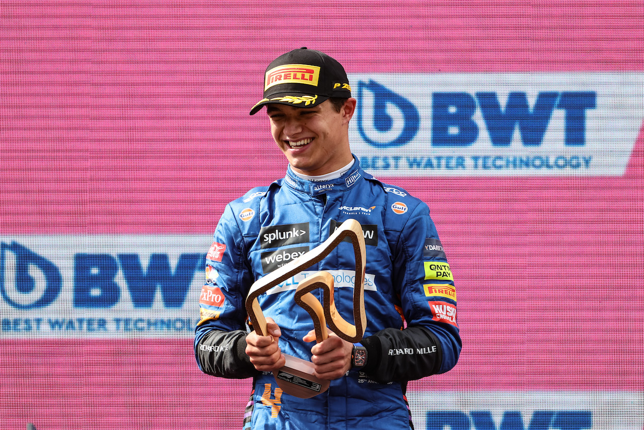 GP AUSTRIA, Lando Norris (GBR), McLaren F1 Team 
04.07.2021. Formula 1 World Championship, Rd 9, Austrian Grand Prix, Spielberg, Austria, Gara Day.
- www.xpbimages.com, EMail: requests@xpbimages.com © Copyright: Charniaux / XPB Images