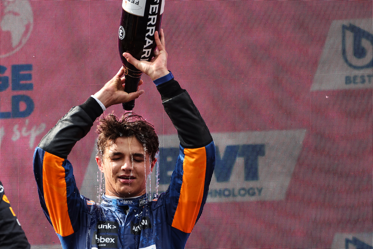 GP AUSTRIA, Lando Norris (GBR), McLaren F1 Team 
04.07.2021. Formula 1 World Championship, Rd 9, Austrian Grand Prix, Spielberg, Austria, Gara Day.
- www.xpbimages.com, EMail: requests@xpbimages.com © Copyright: Charniaux / XPB Images