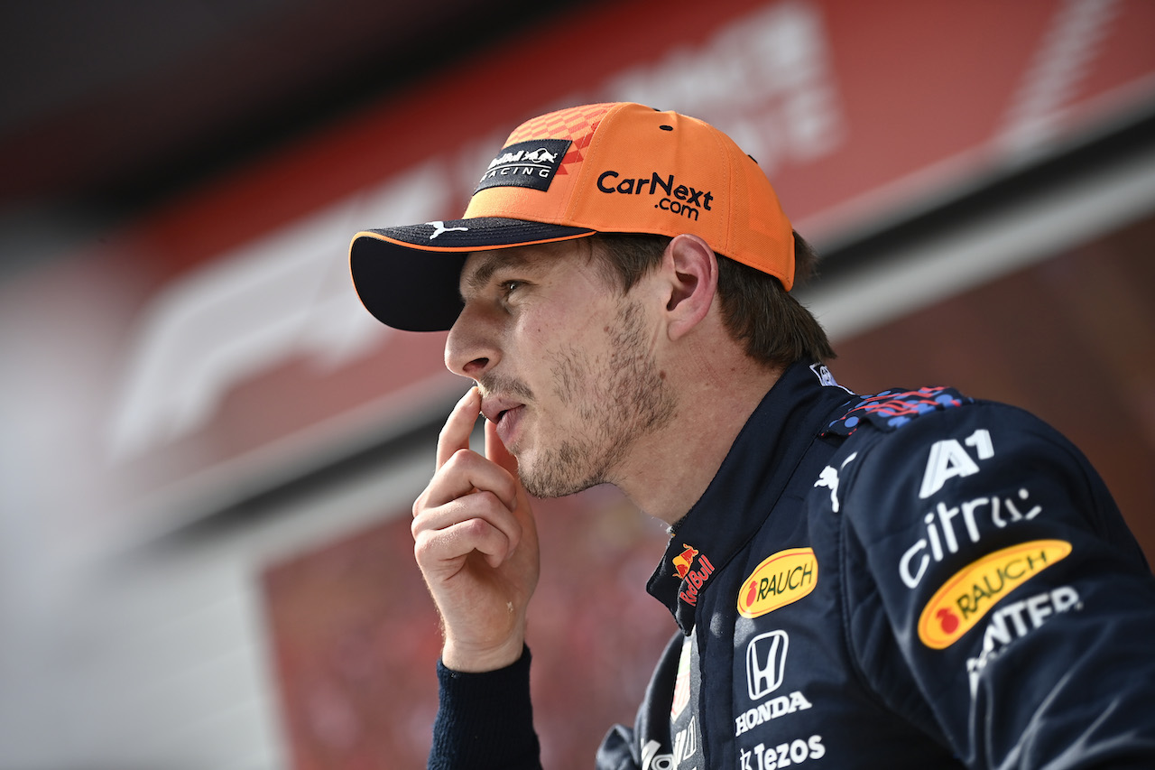 GP AUSTRIA, Gara winner Max Verstappen (NLD) Red Bull Racing in parc ferme.
04.07.2021. Formula 1 World Championship, Rd 9, Austrian Grand Prix, Spielberg, Austria, Gara Day.
- www.xpbimages.com, EMail: requests@xpbimages.com © Copyright: FIA Pool Image for Editorial Use Only