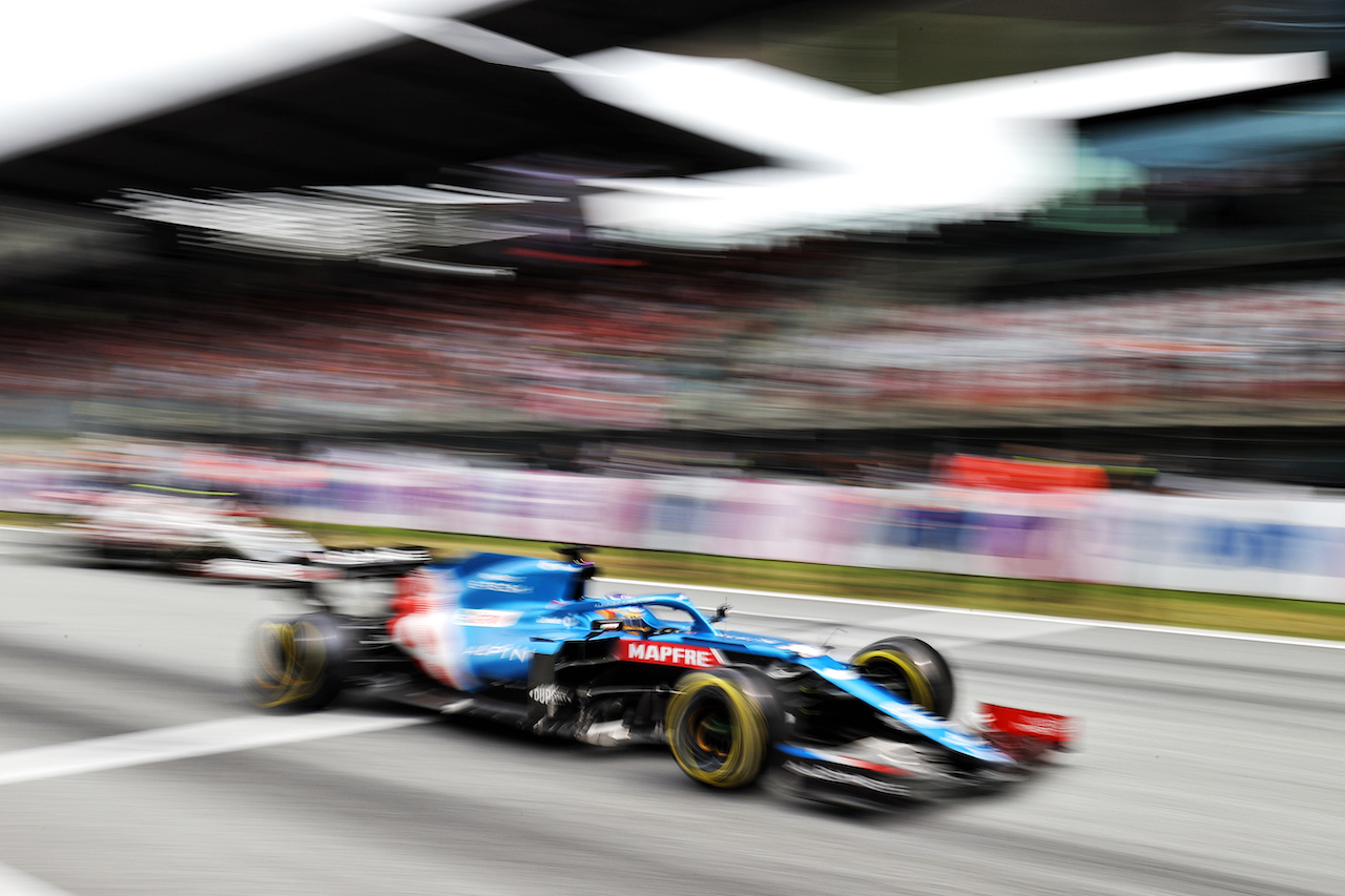 GP AUSTRIA, Fernando Alonso (ESP) Alpine F1 Team A521 at the partenza of the race.
04.07.2021. Formula 1 World Championship, Rd 9, Austrian Grand Prix, Spielberg, Austria, Gara Day.
- www.xpbimages.com, EMail: requests@xpbimages.com © Copyright: Moy / XPB Images