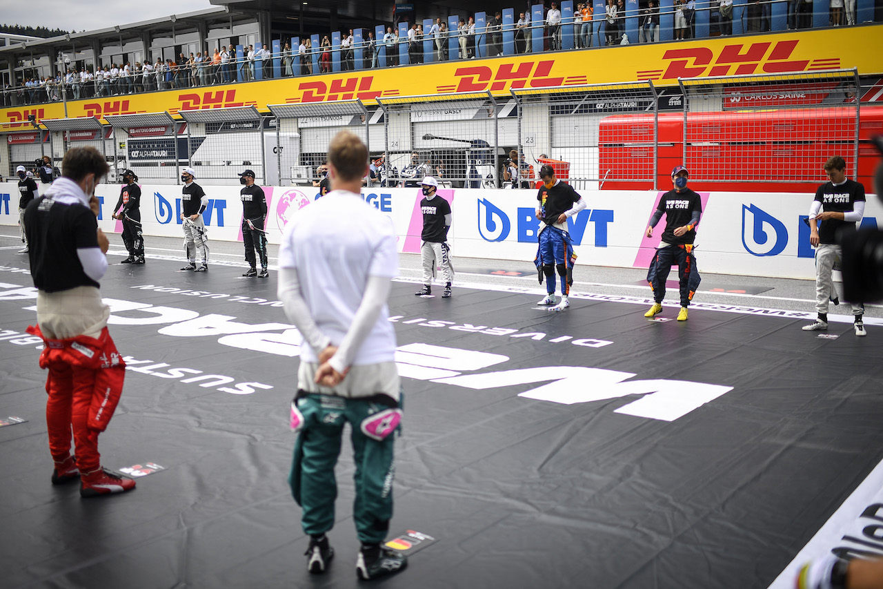 GP AUSTRIA, Drivers on the grid.
04.07.2021. Formula 1 World Championship, Rd 9, Austrian Grand Prix, Spielberg, Austria, Gara Day.
- www.xpbimages.com, EMail: requests@xpbimages.com © Copyright: FIA Pool Image for Editorial Use Only
