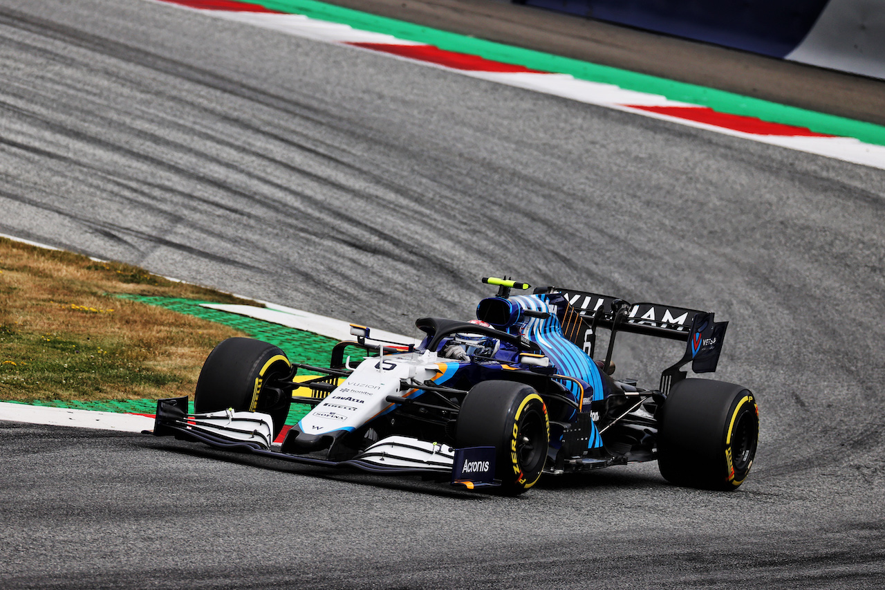 GP AUSTRIA, Nicholas Latifi (CDN) Williams Racing FW43B.
04.07.2021. Formula 1 World Championship, Rd 9, Austrian Grand Prix, Spielberg, Austria, Gara Day.
- www.xpbimages.com, EMail: requests@xpbimages.com © Copyright: Batchelor / XPB Images