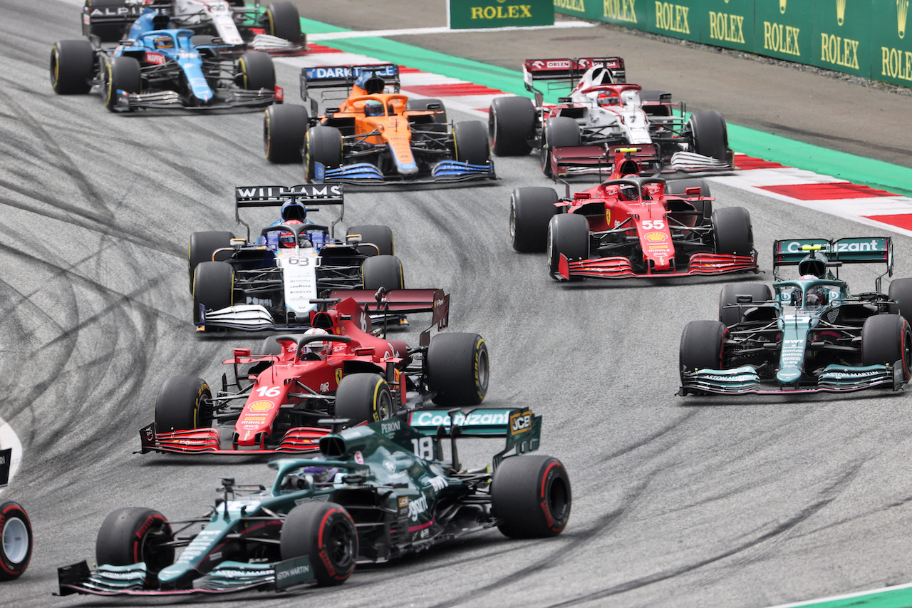GP AUSTRIA, Charles Leclerc (MON) Ferrari SF-21 at the partenza of the race.
04.07.2021. Formula 1 World Championship, Rd 9, Austrian Grand Prix, Spielberg, Austria, Gara Day.
- www.xpbimages.com, EMail: requests@xpbimages.com © Copyright: Charniaux / XPB Images