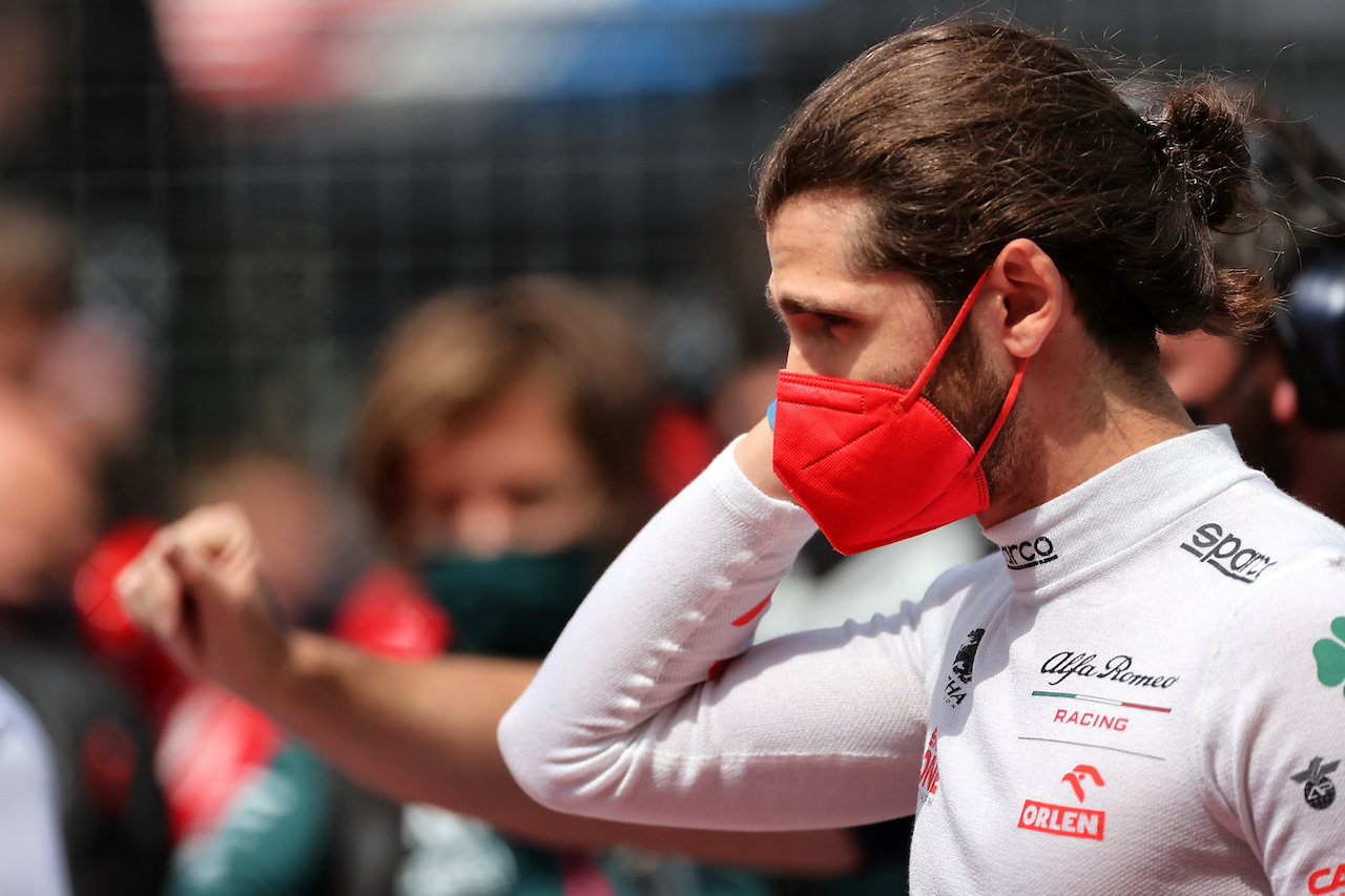 GP AUSTRIA, Antonio Giovinazzi (ITA) Alfa Romeo Racing on the grid.
04.07.2021. Formula 1 World Championship, Rd 9, Austrian Grand Prix, Spielberg, Austria, Gara Day.
- www.xpbimages.com, EMail: requests@xpbimages.com © Copyright: Charniaux / XPB Images