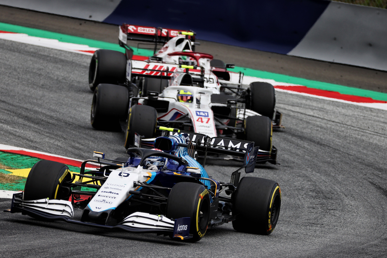 GP AUSTRIA, Nicholas Latifi (CDN) Williams Racing FW43B.
04.07.2021. Formula 1 World Championship, Rd 9, Austrian Grand Prix, Spielberg, Austria, Gara Day.
- www.xpbimages.com, EMail: requests@xpbimages.com © Copyright: Charniaux / XPB Images