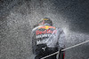 GP AUSTRIA, Gara winner Max Verstappen (NLD) Red Bull Racing celebrates on the podium.
04.07.2021. Formula 1 World Championship, Rd 9, Austrian Grand Prix, Spielberg, Austria, Gara Day.
- www.xpbimages.com, EMail: requests@xpbimages.com © Copyright: FIA Pool Image for Editorial Use Only