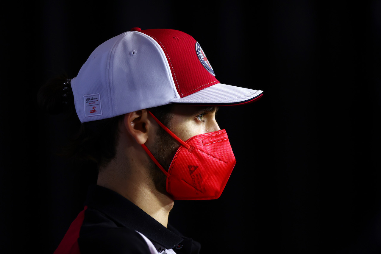 GP AUSTRIA, Antonio Giovinazzi (ITA) Alfa Romeo Racing in the FIA Press Conference.
01.07.2021. Formula 1 World Championship, Rd 9, Austrian Grand Prix, Spielberg, Austria, Preparation Day.
- www.xpbimages.com, EMail: requests@xpbimages.com © Copyright: FIA Pool Image for Editorial Use Only