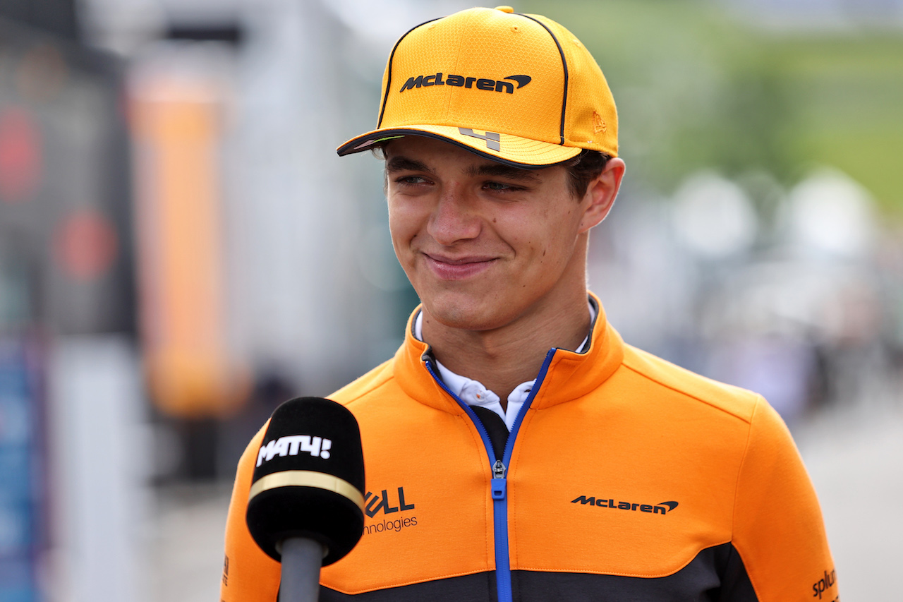 GP AUSTRIA, Lando Norris (GBR) McLaren.
01.07.2021. Formula 1 World Championship, Rd 9, Austrian Grand Prix, Spielberg, Austria, Preparation Day.
- www.xpbimages.com, EMail: requests@xpbimages.com © Copyright: Moy / XPB Images