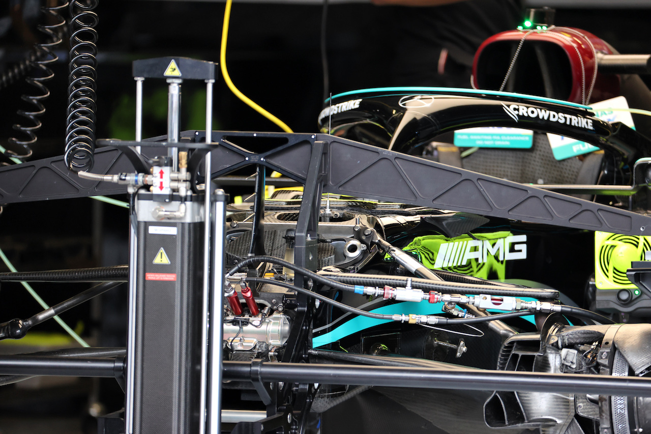 GP AUSTRIA, Mercedes AMG F1 W12 detail.
01.07.2021. Formula 1 World Championship, Rd 9, Austrian Grand Prix, Spielberg, Austria, Preparation Day.
- www.xpbimages.com, EMail: requests@xpbimages.com © Copyright: Batchelor / XPB Images
