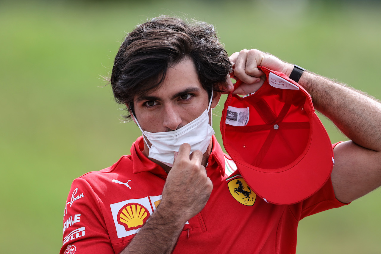 GP AUSTRIA, Carlos Sainz Jr (ESP), Ferrari 
01.07.2021. Formula 1 World Championship, Rd 9, Austrian Grand Prix, Spielberg, Austria, Preparation Day.
- www.xpbimages.com, EMail: requests@xpbimages.com ¬© Copyright: Charniaux / XPB Images