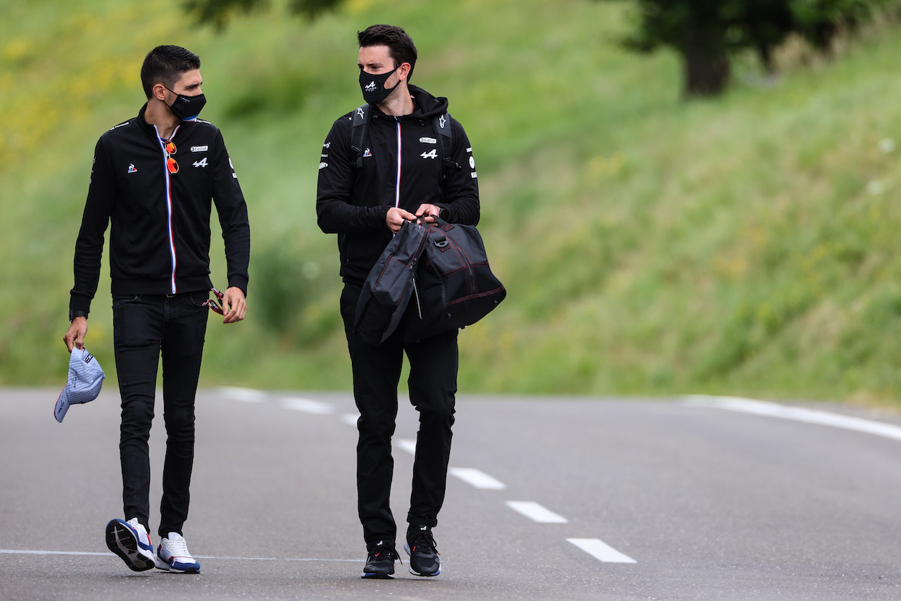 GP AUSTRIA, Esteban Ocon (FRA), Alpine F1 Team 
01.07.2021. Formula 1 World Championship, Rd 9, Austrian Grand Prix, Spielberg, Austria, Preparation Day.
- www.xpbimages.com, EMail: requests@xpbimages.com ¬© Copyright: Charniaux / XPB Images