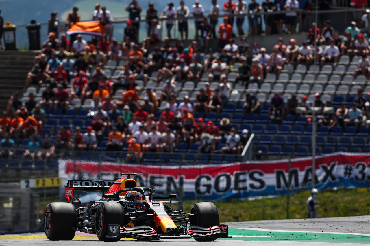 GP AUSTRIA, Max Verstappen (NLD), Red Bull Racing 
03.07.2021. Formula 1 World Championship, Rd 9, Austrian Grand Prix, Spielberg, Austria, Qualifiche Day.
- www.xpbimages.com, EMail: requests@xpbimages.com © Copyright: Charniaux / XPB Images