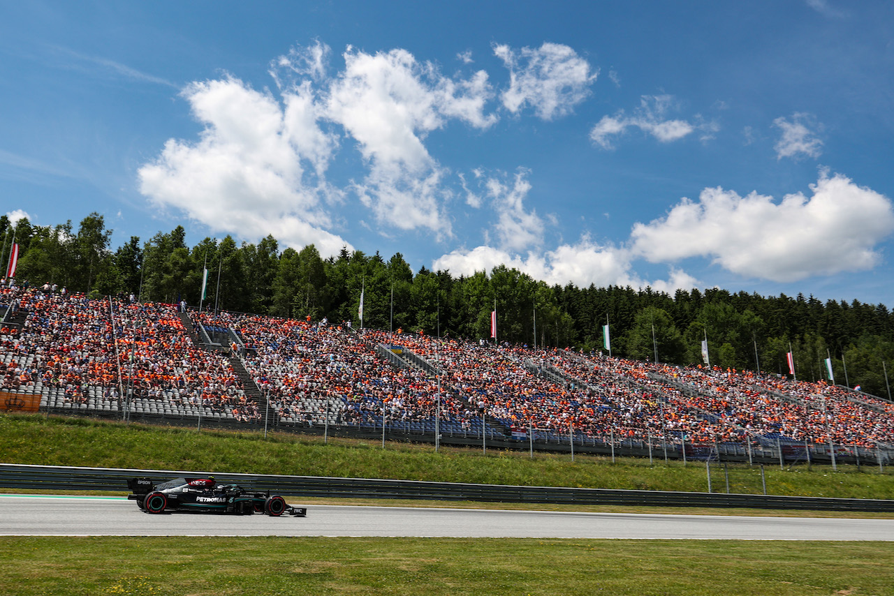 GP AUSTRIA, Valtteri Bottas (FIN), Mercedes AMG F1 
03.07.2021. Formula 1 World Championship, Rd 9, Austrian Grand Prix, Spielberg, Austria, Qualifiche Day.
- www.xpbimages.com, EMail: requests@xpbimages.com © Copyright: Charniaux / XPB Images