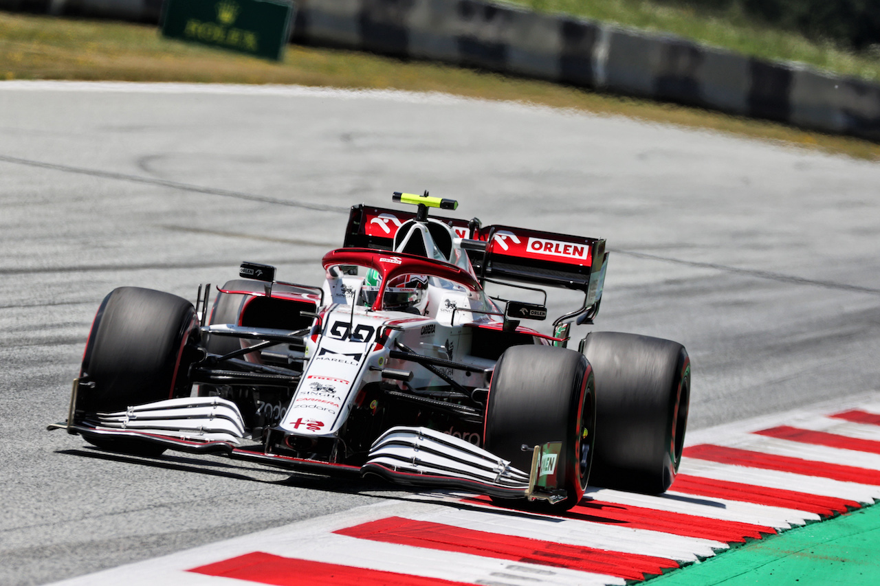 GP AUSTRIA, Antonio Giovinazzi (ITA) Alfa Romeo Racing C41.
03.07.2021. Formula 1 World Championship, Rd 9, Austrian Grand Prix, Spielberg, Austria, Qualifiche Day.
- www.xpbimages.com, EMail: requests@xpbimages.com © Copyright: Batchelor / XPB Images