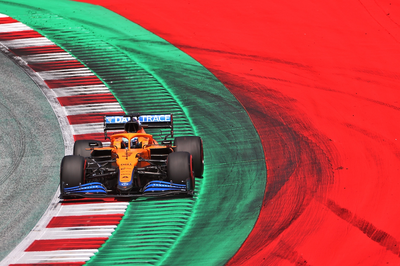 GP AUSTRIA, Daniel Ricciardo (AUS) McLaren MCL35M.
03.07.2021. Formula 1 World Championship, Rd 9, Austrian Grand Prix, Spielberg, Austria, Qualifiche Day.
- www.xpbimages.com, EMail: requests@xpbimages.com © Copyright: Charniaux / XPB Images
