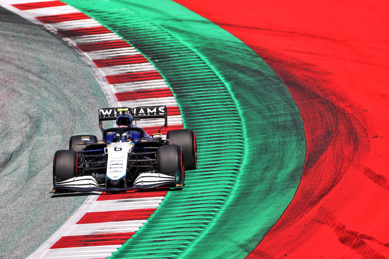 GP AUSTRIA, Nicholas Latifi (CDN) Williams Racing FW43B.
03.07.2021. Formula 1 World Championship, Rd 9, Austrian Grand Prix, Spielberg, Austria, Qualifiche Day.
- www.xpbimages.com, EMail: requests@xpbimages.com © Copyright: Charniaux / XPB Images