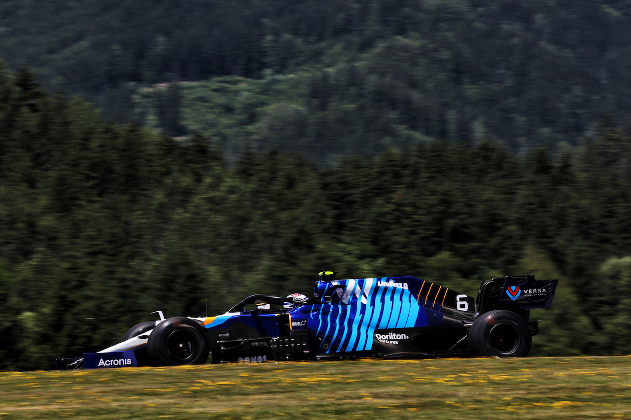 GP AUSTRIA, Nicholas Latifi (CDN) Williams Racing FW43B.
03.07.2021. Formula 1 World Championship, Rd 9, Austrian Grand Prix, Spielberg, Austria, Qualifiche Day.
- www.xpbimages.com, EMail: requests@xpbimages.com © Copyright: Batchelor / XPB Images