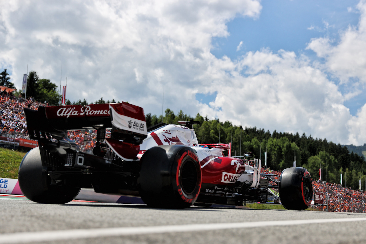 GP AUSTRIA, Kimi Raikkonen (FIN) Alfa Romeo Racing C41.
03.07.2021. Formula 1 World Championship, Rd 9, Austrian Grand Prix, Spielberg, Austria, Qualifiche Day.
- www.xpbimages.com, EMail: requests@xpbimages.com © Copyright: Batchelor / XPB Images