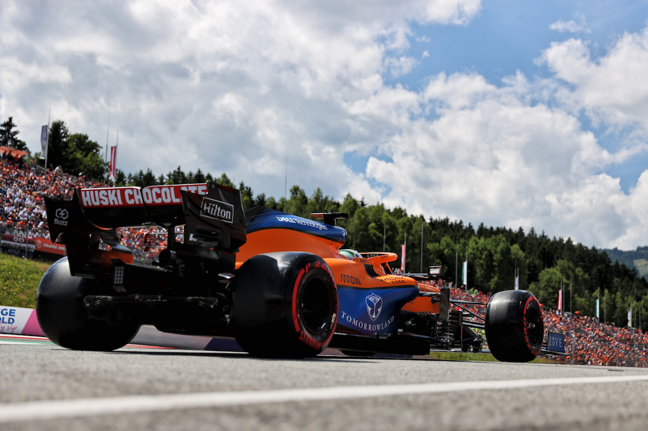 GP AUSTRIA, Daniel Ricciardo (AUS) McLaren MCL35M.
03.07.2021. Formula 1 World Championship, Rd 9, Austrian Grand Prix, Spielberg, Austria, Qualifiche Day.
- www.xpbimages.com, EMail: requests@xpbimages.com © Copyright: Batchelor / XPB Images