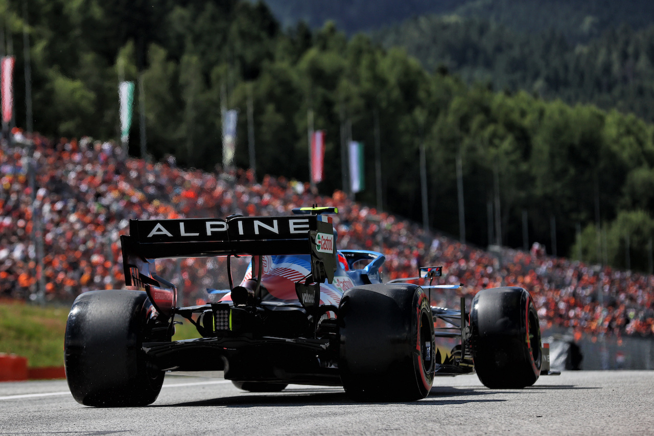 GP AUSTRIA, Esteban Ocon (FRA) Alpine F1 Team A521.
03.07.2021. Formula 1 World Championship, Rd 9, Austrian Grand Prix, Spielberg, Austria, Qualifiche Day.
- www.xpbimages.com, EMail: requests@xpbimages.com © Copyright: Batchelor / XPB Images