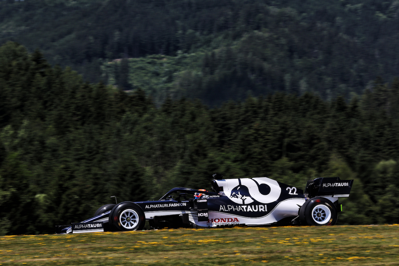 GP AUSTRIA, Yuki Tsunoda (JPN) AlphaTauri AT02.
03.07.2021. Formula 1 World Championship, Rd 9, Austrian Grand Prix, Spielberg, Austria, Qualifiche Day.
- www.xpbimages.com, EMail: requests@xpbimages.com © Copyright: Batchelor / XPB Images
