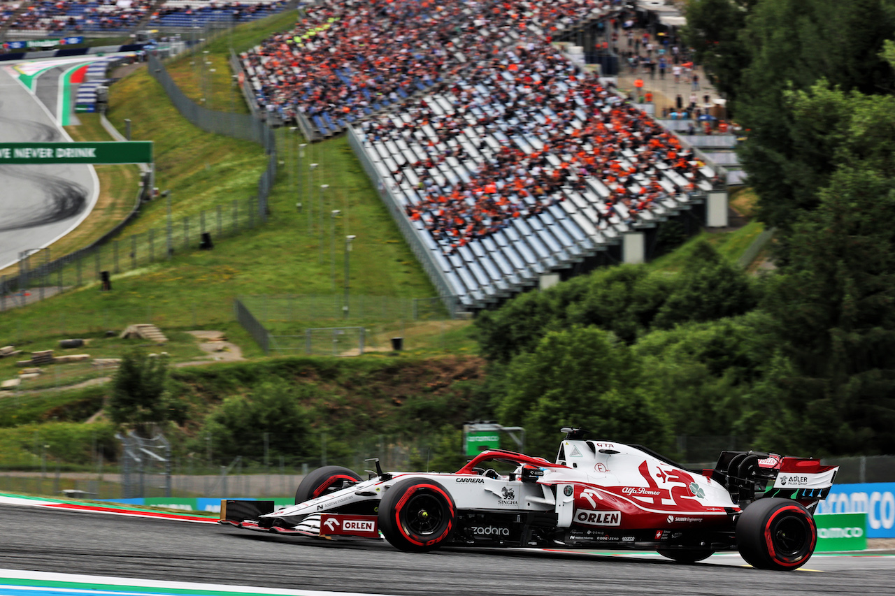 GP AUSTRIA, Kimi Raikkonen (FIN) Alfa Romeo Racing C41.
02.07.2021. Formula 1 World Championship, Rd 9, Austrian Grand Prix, Spielberg, Austria, Practice Day.
- www.xpbimages.com, EMail: requests@xpbimages.com © Copyright: Batchelor / XPB Images