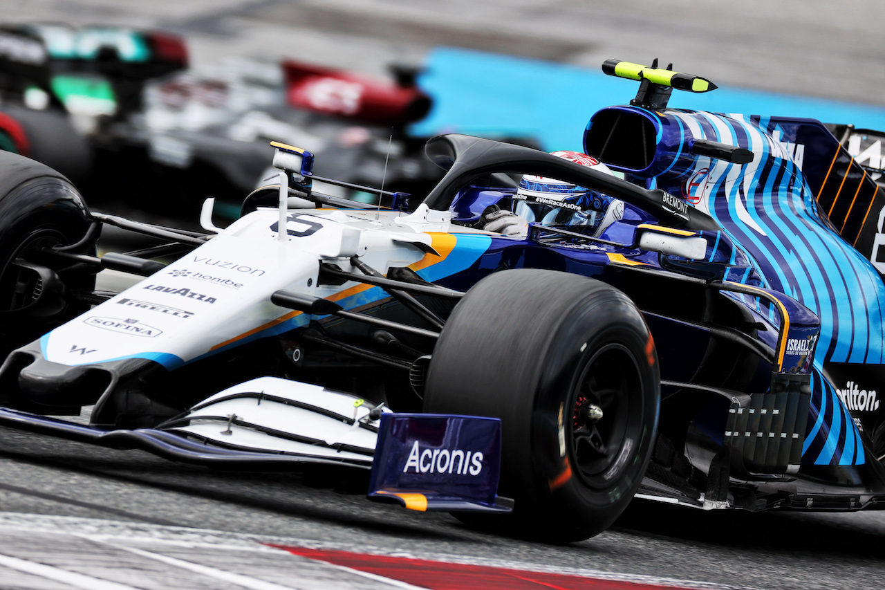 GP AUSTRIA, Nicholas Latifi (CDN) Williams Racing FW43B.
02.07.2021. Formula 1 World Championship, Rd 9, Austrian Grand Prix, Spielberg, Austria, Practice Day.
- www.xpbimages.com, EMail: requests@xpbimages.com © Copyright: Batchelor / XPB Images