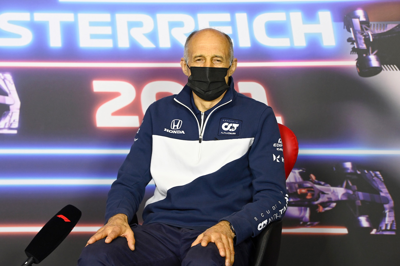 GP AUSTRIA, Franz Tost (AUT) AlphaTauri Team Principal in the FIA Press Conference.
02.07.2021. Formula 1 World Championship, Rd 9, Austrian Grand Prix, Spielberg, Austria, Practice Day.
- www.xpbimages.com, EMail: requests@xpbimages.com © Copyright: FIA Pool Image for Editorial Use Only