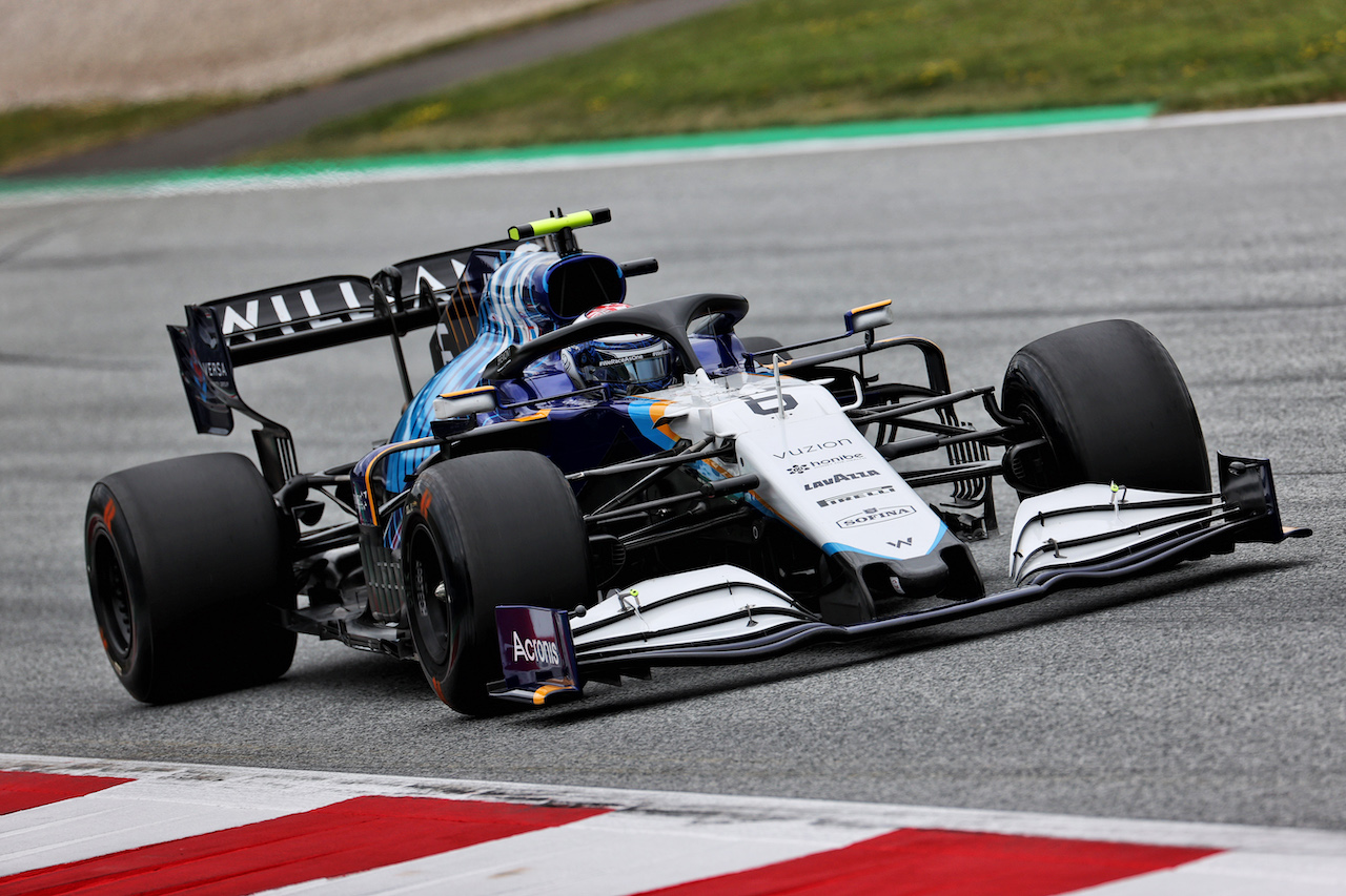 GP AUSTRIA, Nicholas Latifi (CDN) Williams Racing FW43B.
02.07.2021. Formula 1 World Championship, Rd 9, Austrian Grand Prix, Spielberg, Austria, Practice Day.
- www.xpbimages.com, EMail: requests@xpbimages.com © Copyright: Batchelor / XPB Images